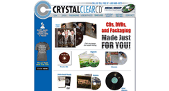 Desktop Screenshot of crystalclearcds.com